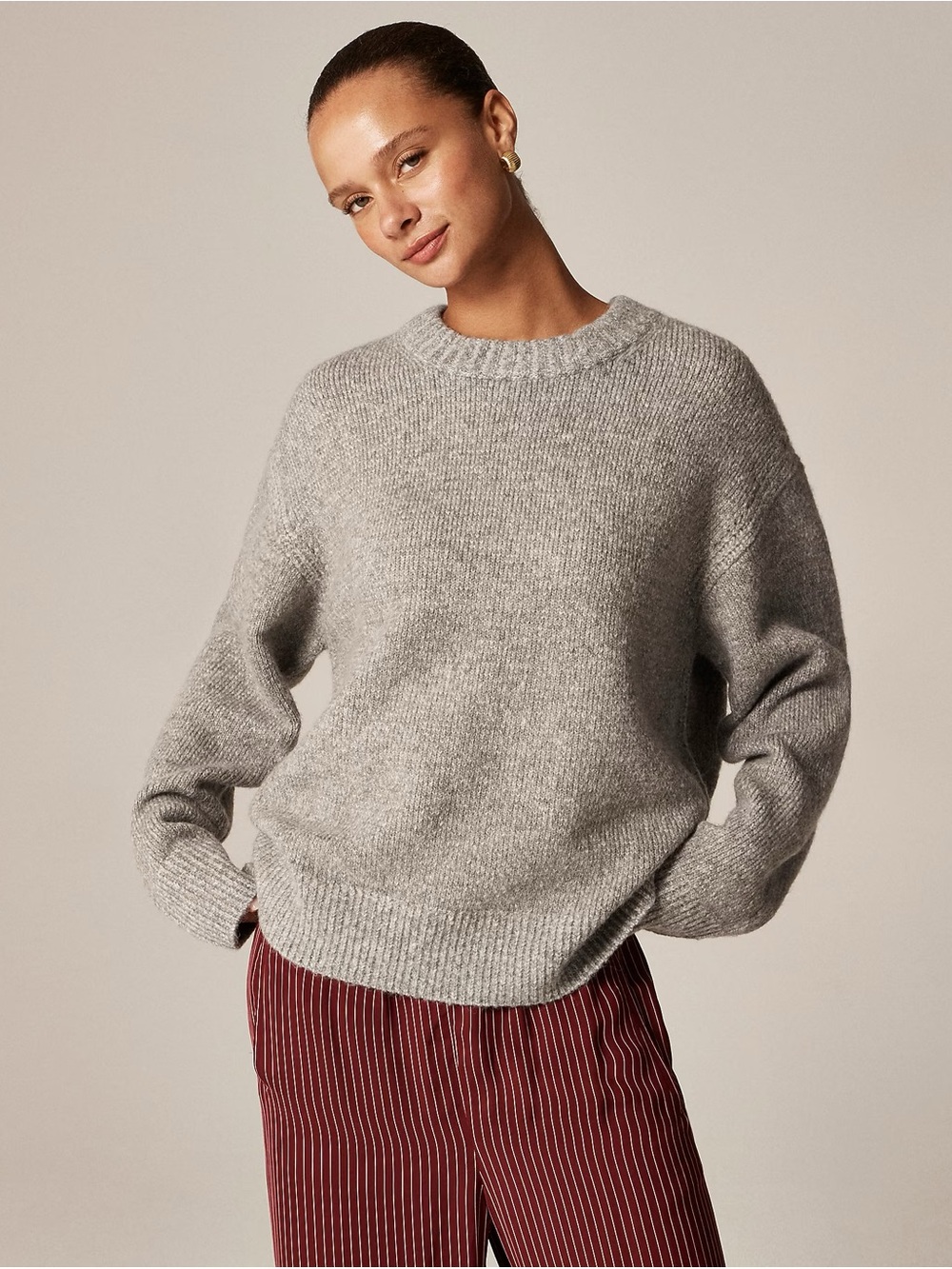 NWT J. Crew Relaxed crewneck pullover